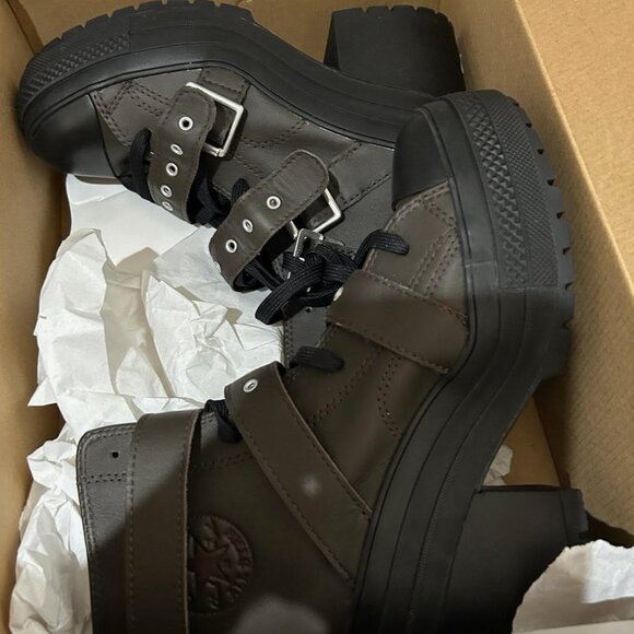 Chuck 70 De Luxe Heel Leather & Buckles Women's 8 M - Picture 4 of 4